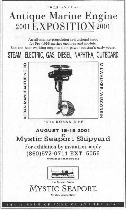Mystic Seaport Antique Marine Engine Expo 2001