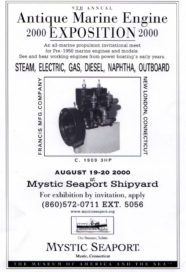 Mystic Seaport Antique Marine Engine Show 2000